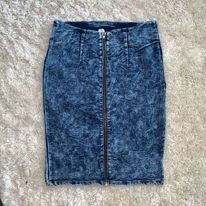Love Culture Blue Jean Skirt